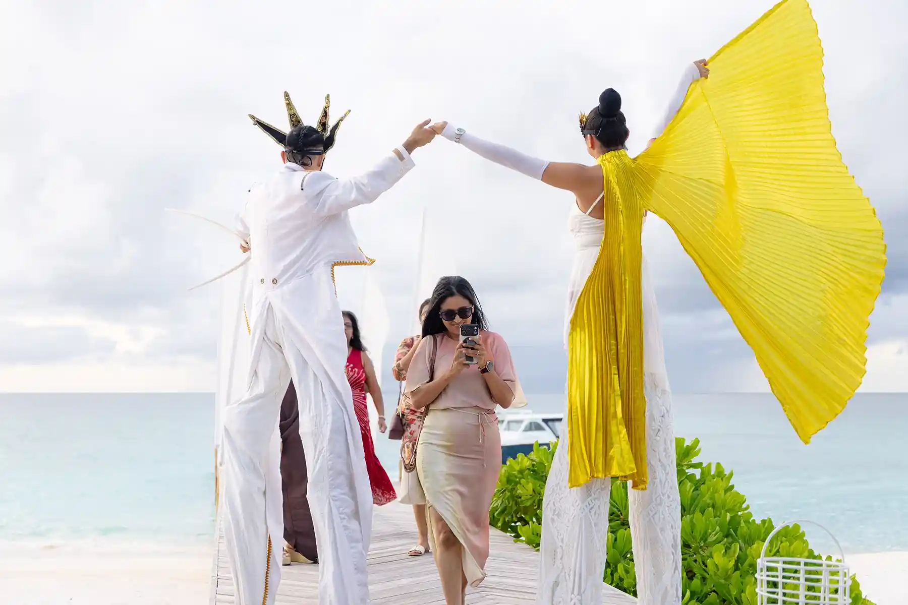 A creative welcome at the Sunset Soirée