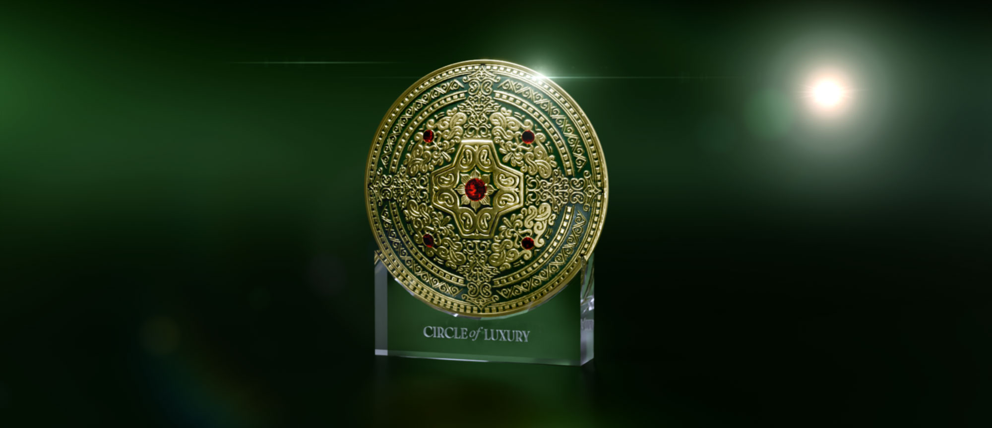 Circle of Luxury award front view